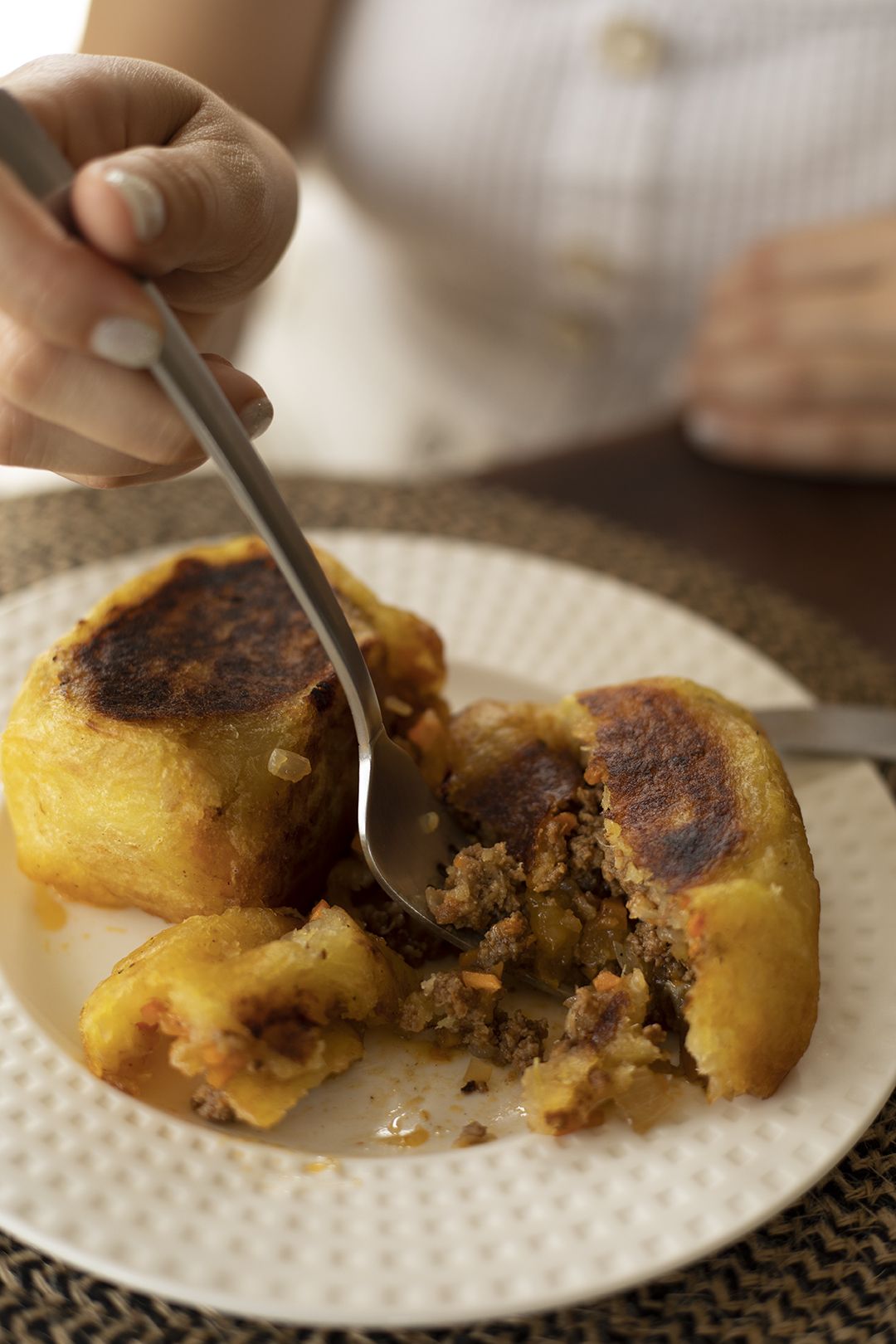 ENYUCADO RELLENO DE CARNE DE MECHADA  - 300 gramos