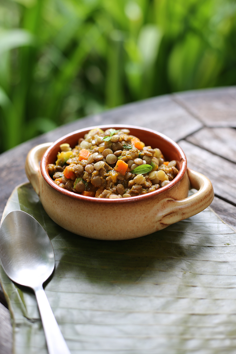 ESTOFADO DE LENTEJAS CON VEGETALES (Vegano) - 250 gramos